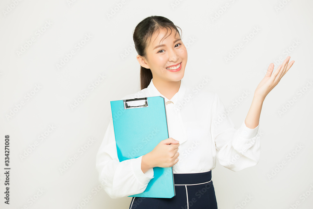 Portrait of a smiling asian businesswoman Portrait of a smiling asian businesswoman