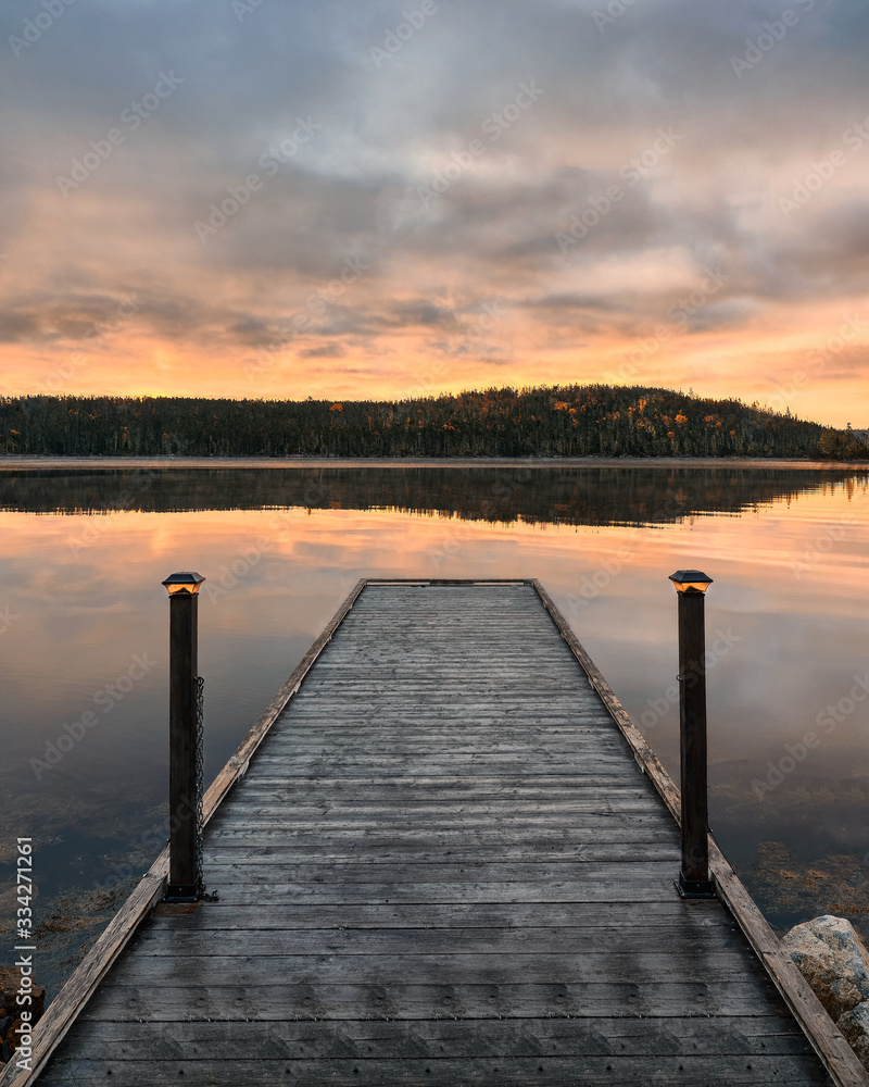 pier on the lake