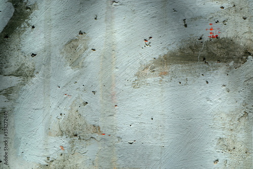  old wall with stains painted by paints
