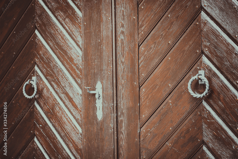 Fototapeta premium eine alte Holztür