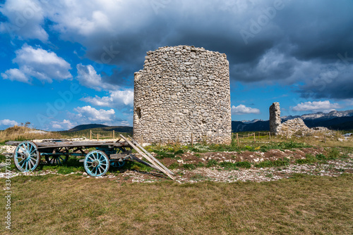 The mills of La Mure, Les Moulins de La Mure at Vassieux en Vercors, France photo