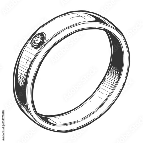 illustration of Jewelry ring
