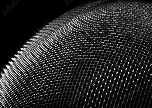 a metal grill
