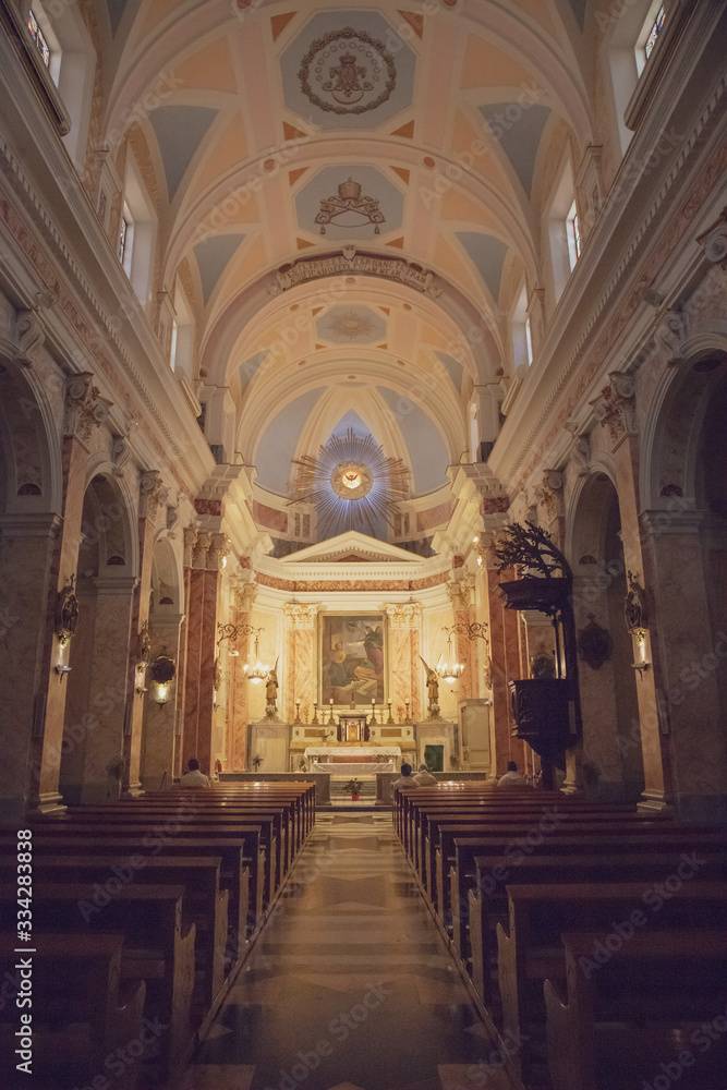 Interior of St. Peter's Church in Old Jaffa, Israel