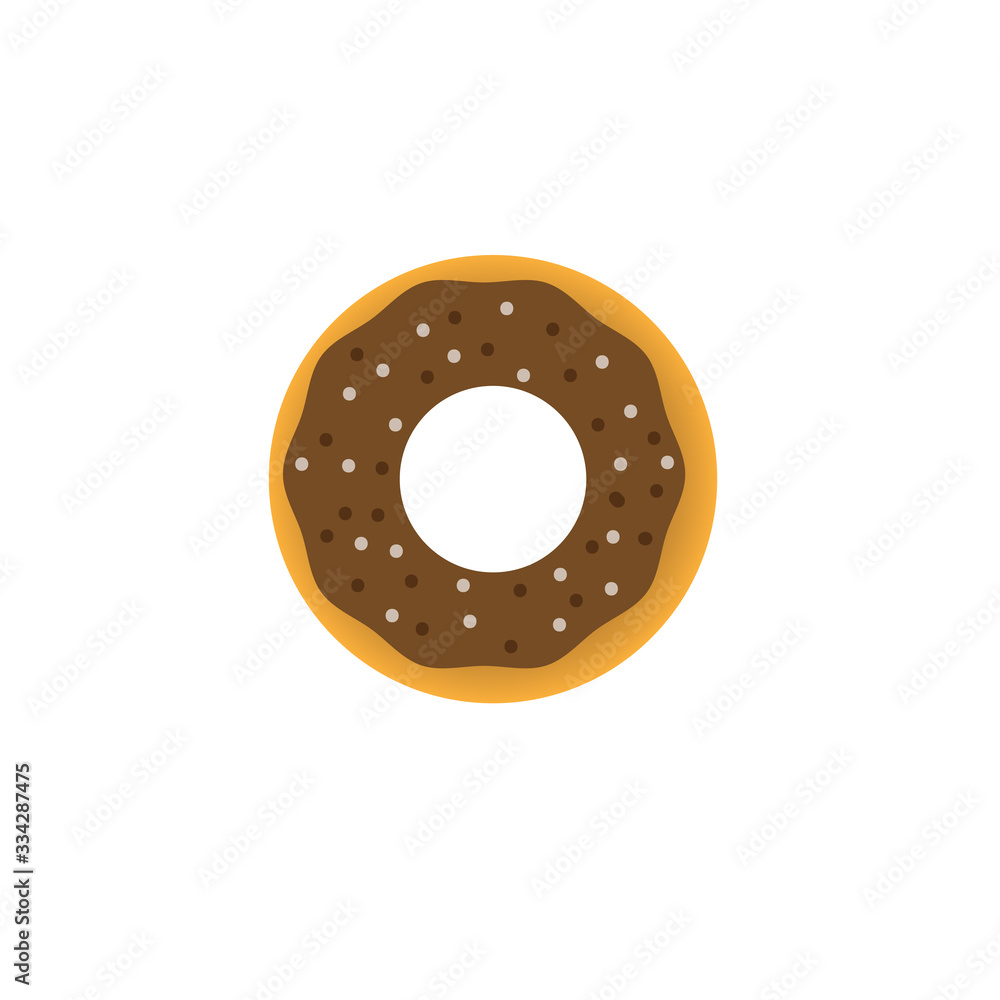 Obraz premium sweet chocolate donut