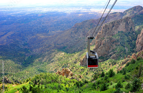 Ascending Sandia Tram photo