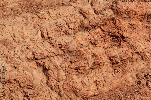 The surface of a laterite soil