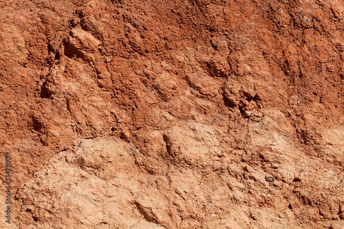 The surface of a laterite soil