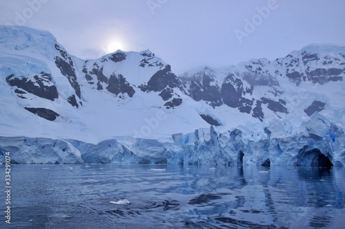 Almirante Brown Base Icebergs , Antarctica 