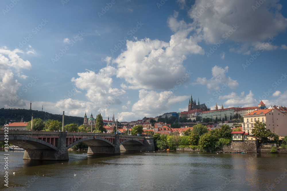 Obraz premium Spacer po Pradze
