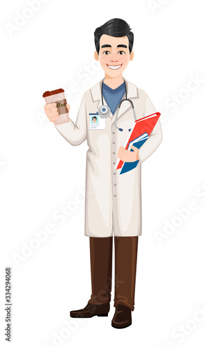 Doctor working during coronavirus outbreak