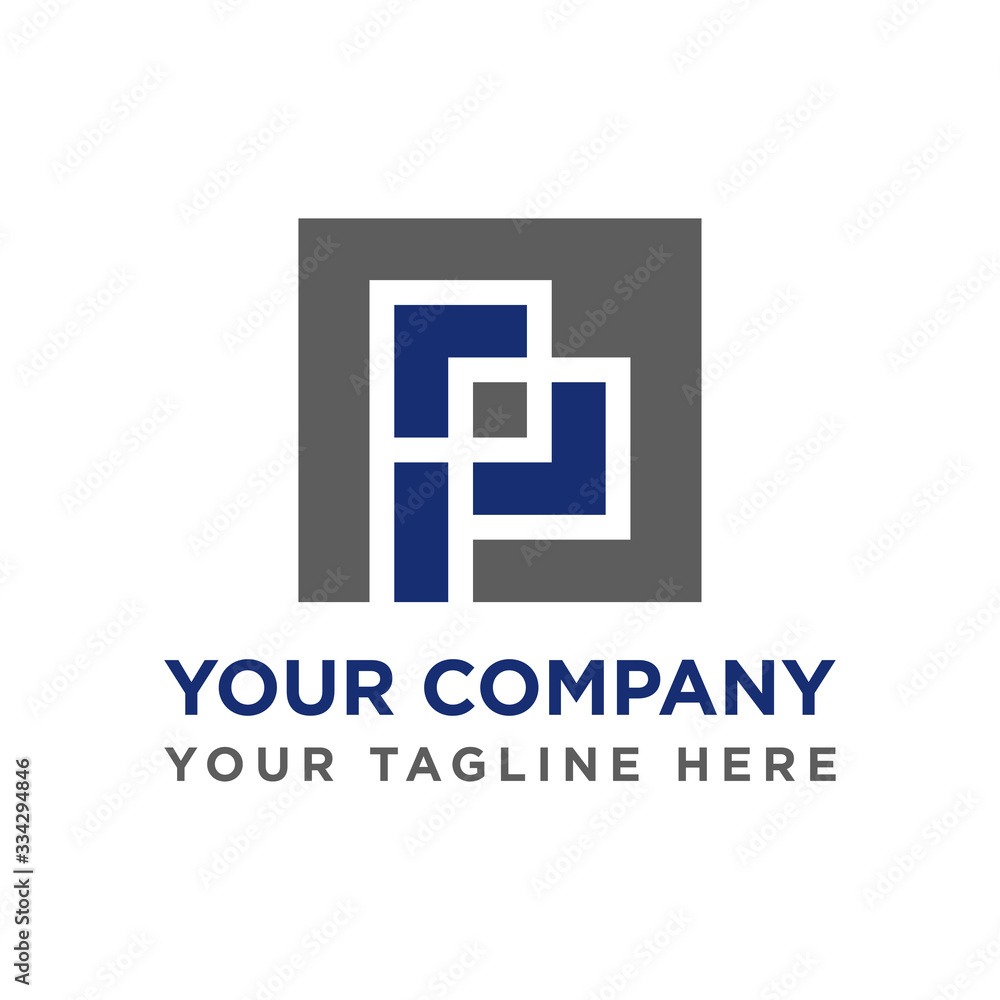 Obraz premium Company logo icon vector trendy