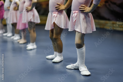 Legs of little ballerinas