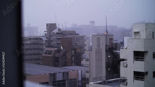 Wallpaper Mural Empty streets of a big city. Quarantine. City streets in cloudy weather. Torontodigital.ca