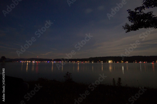 Atwood Lake at Night, Ohio photo