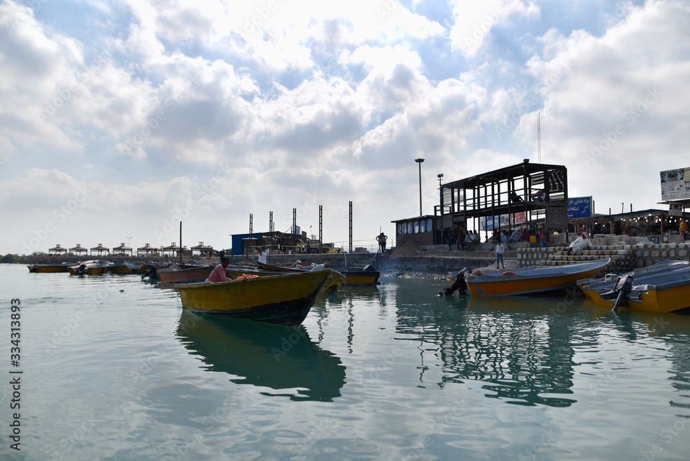 Obraz premium bateau iranien