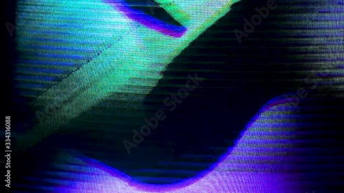 Vhs noise glitch. Noise overlay texture pattern. Glitch static noise television VFX. TV screen noise glitch effect.
