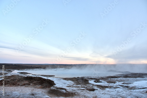 Mývatn, a volcanic lake in northern Iceland. Explore Viking's land and relax. Europe. © PPphoto