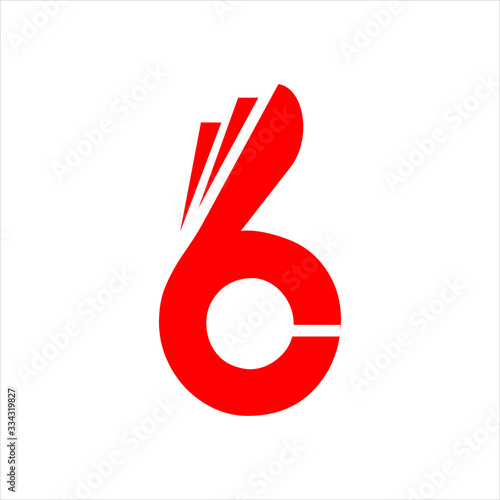 Letter B C fingers vector sign. Hand Ok symbol icon. Negative space idea logotype. Bunny rabbit logo design template.