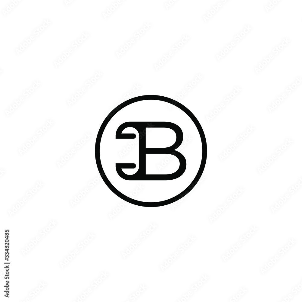 letter B logo icon template letter B logo icon template