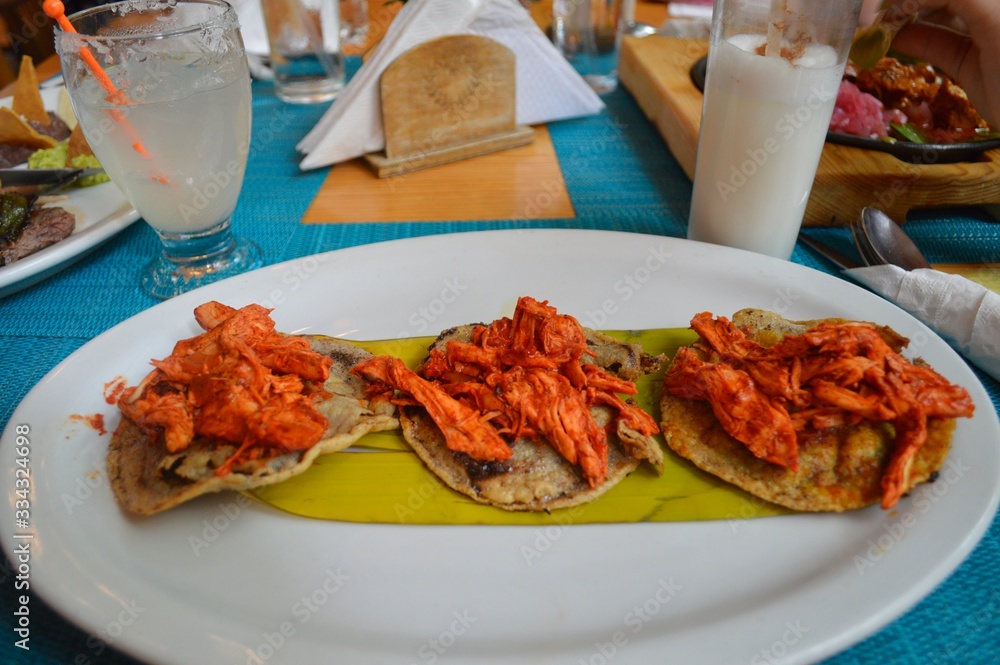 Tacos yucatecos en hoja de plátano Stock Photo Adobe Stock