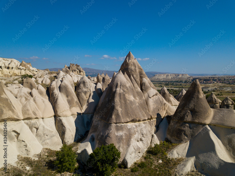 Hoodoos of Cappadocia. Turkey central plateau is home to a very unique set of geological features known