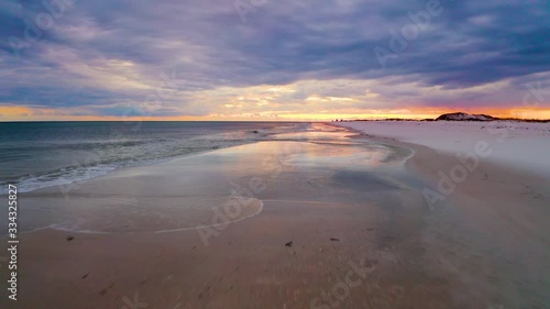 Florida Gulf Coast National Seashore at Sunset