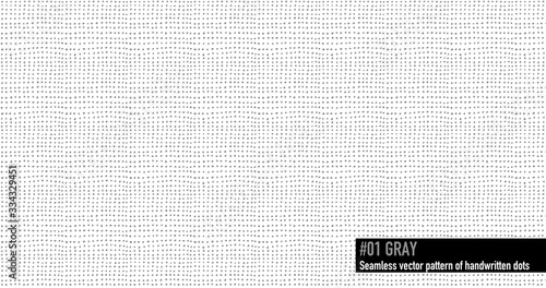 Seamless vector pattern of handwritten dots