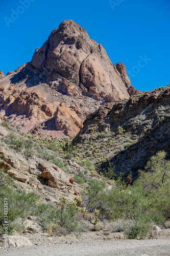 A mountain in the Eldorado Canyon, Nevada, USA