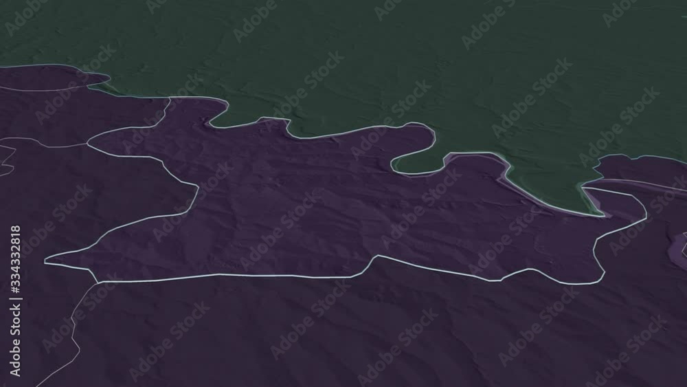 Soroca, district with its capital, zoomed and extruded on the administrative map of Moldova in the conformal Stereographic projection. Animation 3D Soroca, district with its capital, zoomed and extruded on the administrative map of Moldova in the conformal Stereographic projection. Animation 3D