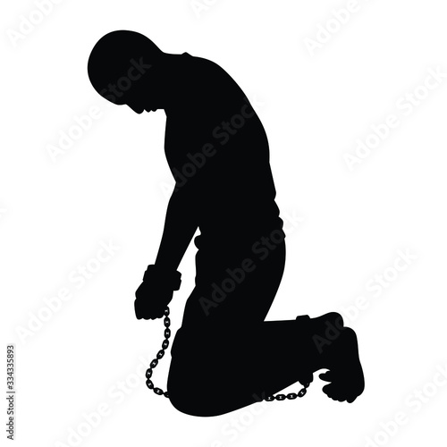 Prisoner silhouette