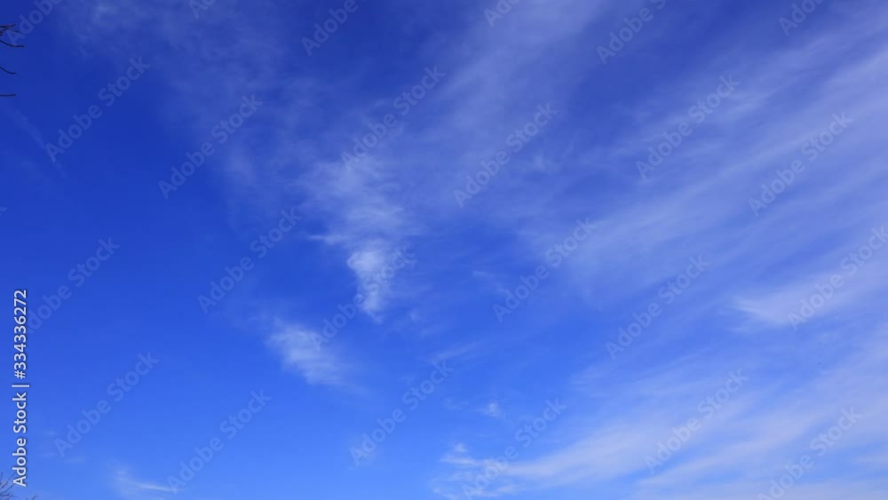 青空のタイムラプス 雲の動き 青空のタイムラプス 雲の動き