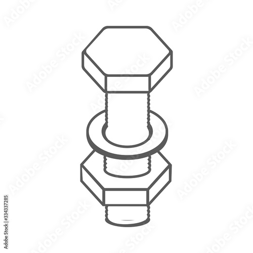 bolt and nut logo