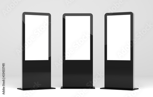 Digital signage led display mockup.
