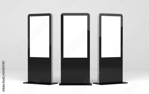 Digital signage led display mockup.