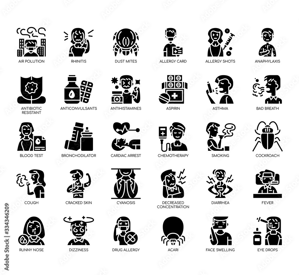 Set of allery thin line and pixel perfect icons for any web and app project. Set of allery thin line and pixel perfect icons for any web and app project.