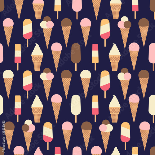 Ice cream variety - vanilla...