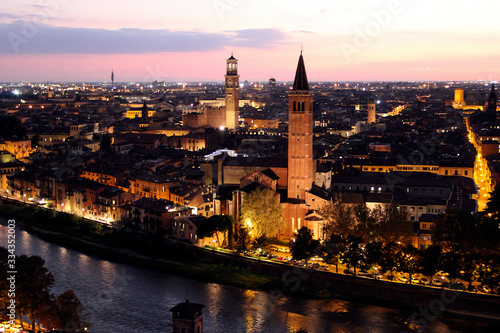 Panoramic view of Verona
