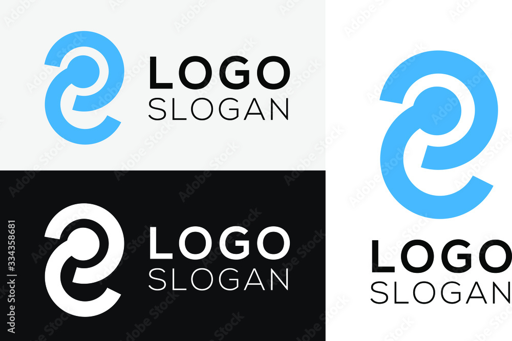 Logo Digital Simple modern Flat Branding Logo Digital Simple modern Flat Branding