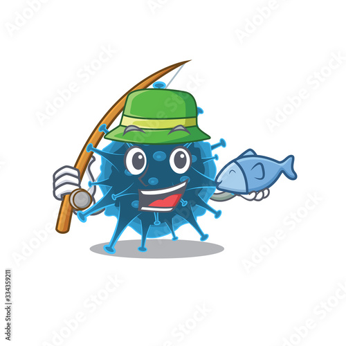 A Picture of funny Fishing moordecovirus design