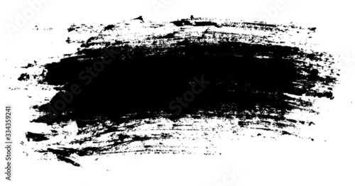 Grunge Brush Strokes Banner Background 