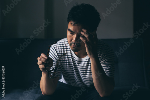 sad serious man.depressed emotion panic attacks alone young people fear stressful.crying begging help.stop abusing domestic violence,person with health anxiety, bad frustrated exhausted feeling down