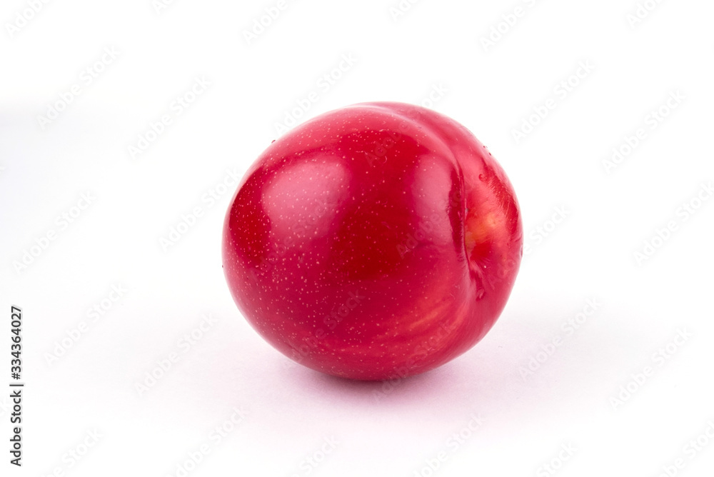 Obraz premium Plums, on a white background, isolated