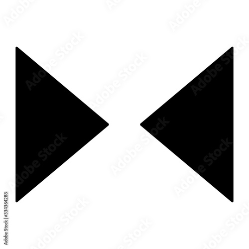 Compress Glyph Icon Vector