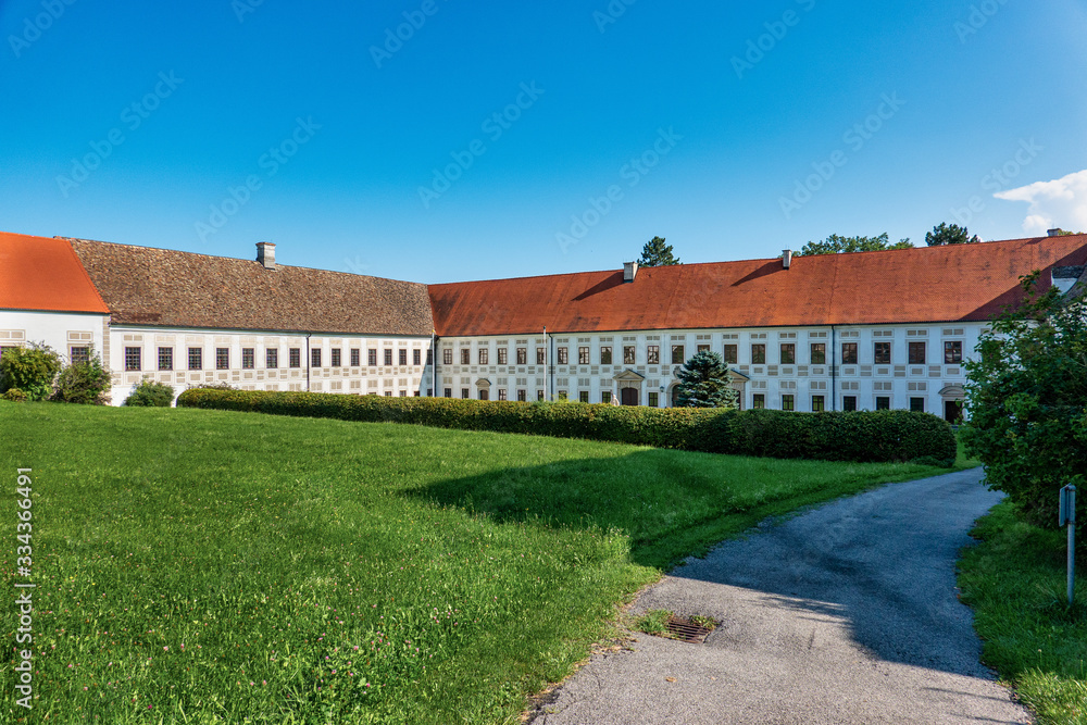 Wessobrunn Abbey, a Benedictine monastery near Weilheim in Bavaria, Germany Wessobrunn Abbey, a Benedictine monastery near Weilheim in Bavaria, Germany