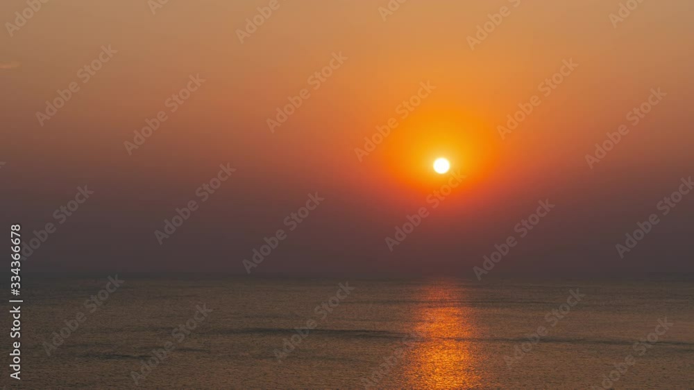 sunset over the sea sunset over the sea