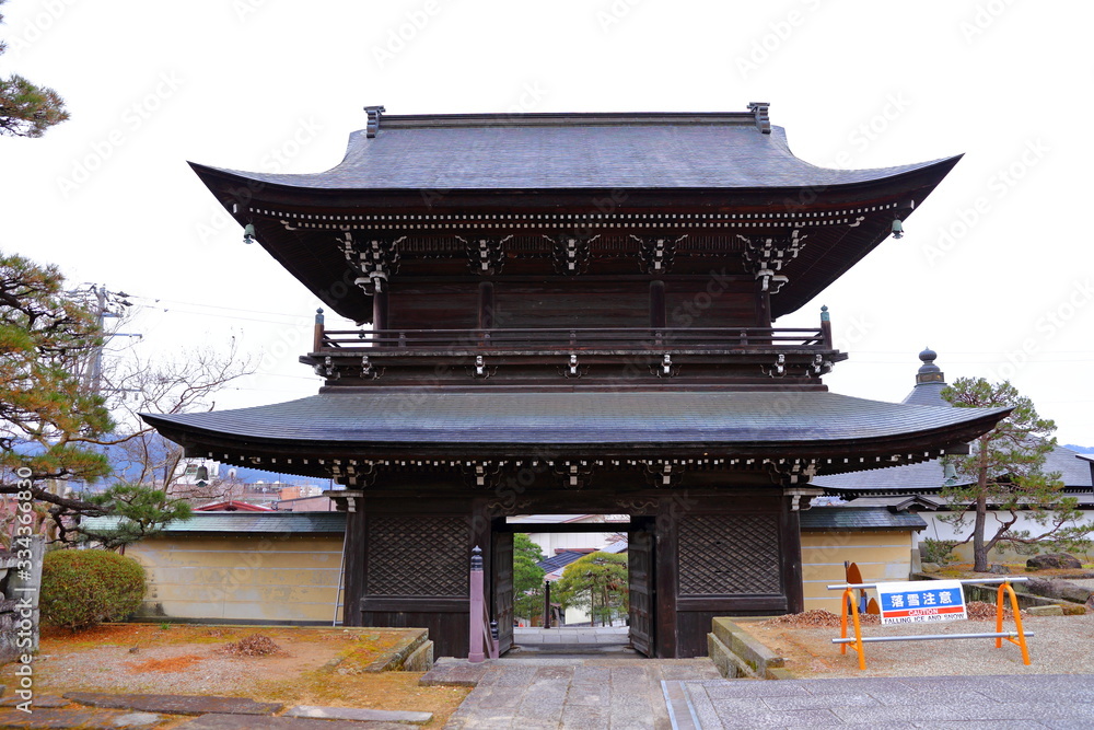 well preserved traditional temple in old town area of Hida-Takayama, Gifu, Takayama, Japan well preserved traditional temple in old town area of Hida-Takayama, Gifu, Takayama, Japan