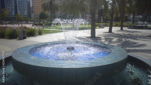 Water Fountain in Dubai Park photo