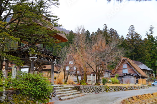 Historical village of Shirakawa-go. Shirakawa-go listed as one of Japan s UNESCO World Heritage Sites located in Gifu Prefecture, Japan.