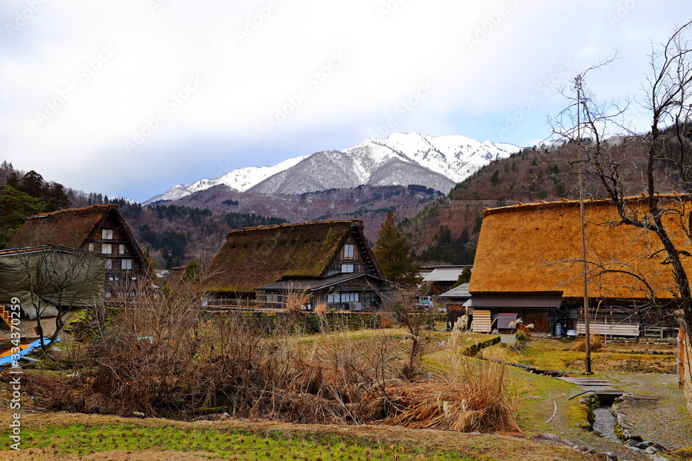 Historical village of Shirakawa-go. Shirakawa-go listed as one of Japan s UNESCO World Heritage Sites located in Gifu Prefecture, Japan.